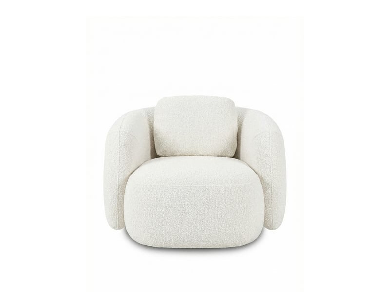  Fauteuil luna blanc cassé 3 places 3CA57.AS.1D.01 - Conforama A