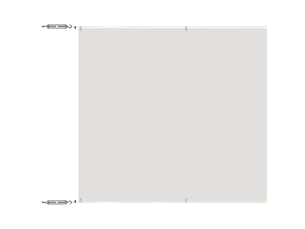 Auvent vertical pour balcon et terrasse blanc 140x800 cm tissu oxford