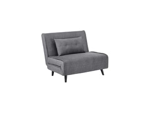 Fauteuil fixe MEUBLORAMA  Velours gris