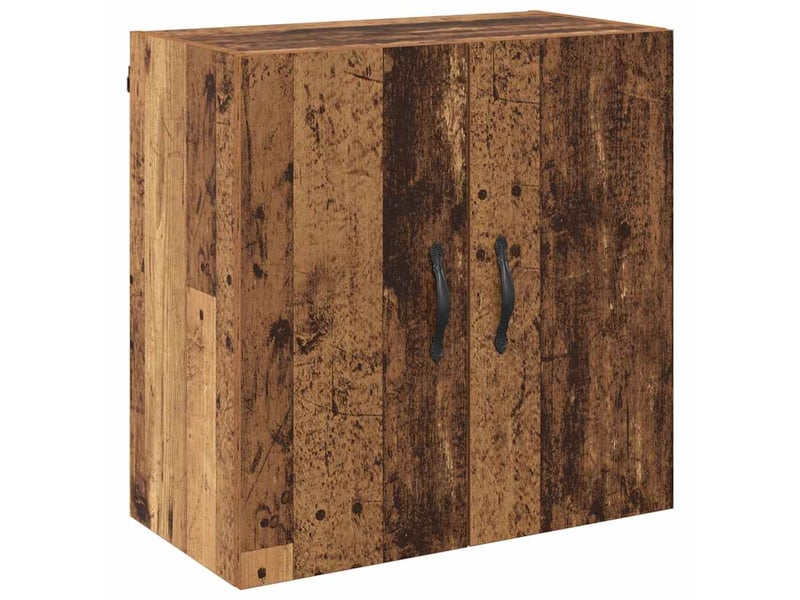  Armoire murale salon, meuble de rangement 60 x 31 x 60 cm bois d'ingénierie bois ancien  - Conforama A