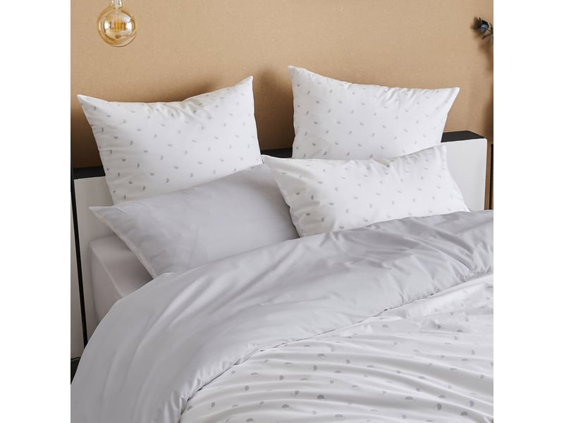  Parure de couette en percale de coton au style géométrique 200x200 cm  - Conforama B