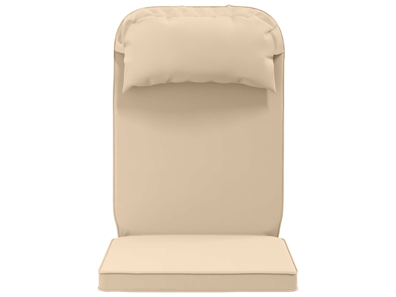  Coussin de transat ensoleillé, coussin pour bain de soleil 100 % polyester crème cf55993  - Conforama D