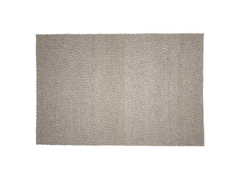  Quentin - tapis rectangulaire 300x400cm en laine bouclée couleur gris  - Conforama A
