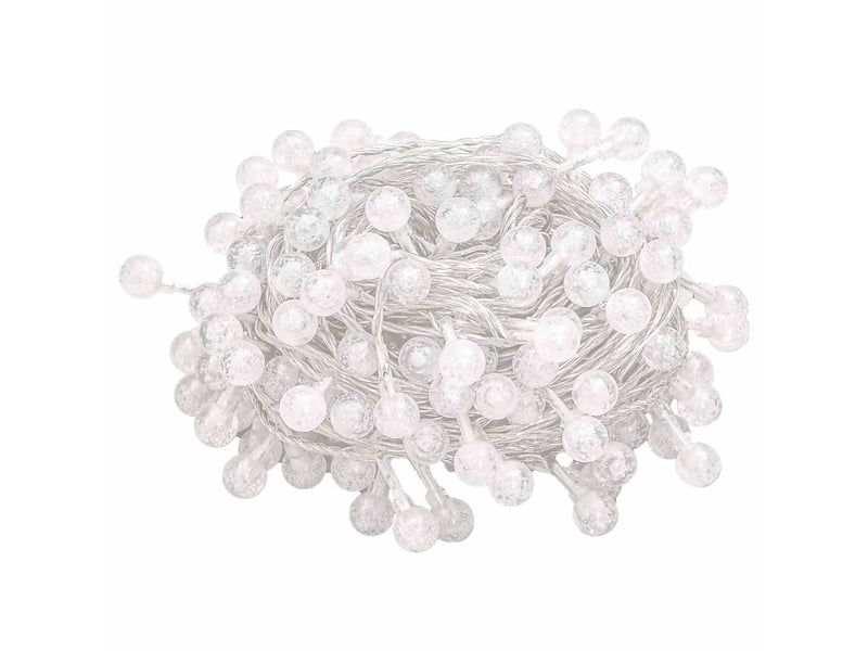  Guirlande lumineuse, éclairage de noël globe 40 m 400 led blanc froid 8 fonctions cf62450  - Conforama C