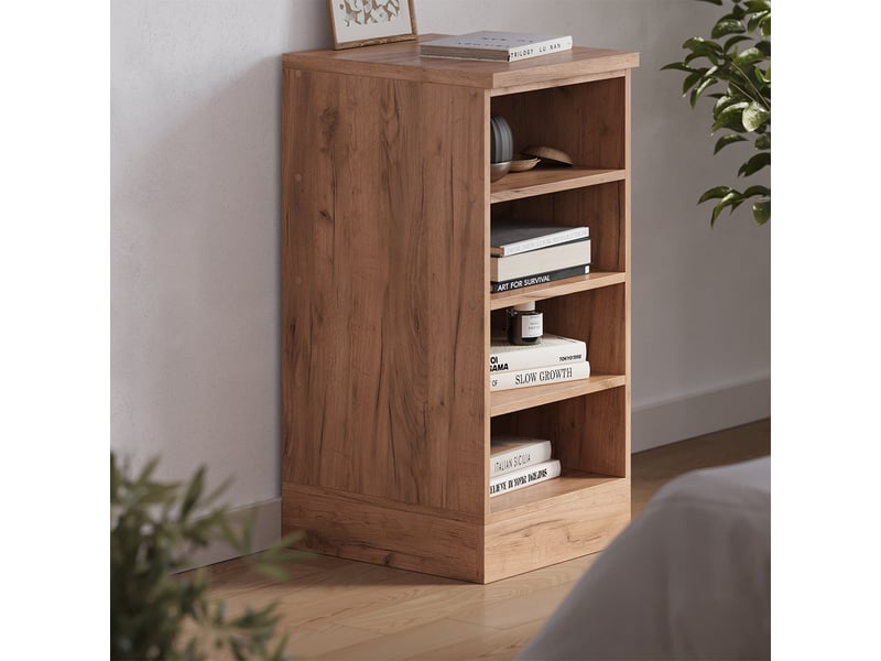  Vicco meuble sous pente, chêne doréchêne doré, 40x46cm sans pente, ouvert  - Conforama E