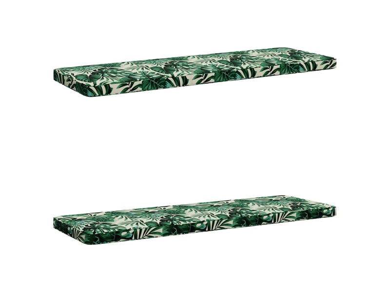 Lot de 2 coussins de banc, coussins d'assise vught 100 % polyester cf57712 - Conforama A