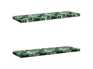 Lot de 2 coussins de banc, coussins d'assise vught 100 % polyester cf57712