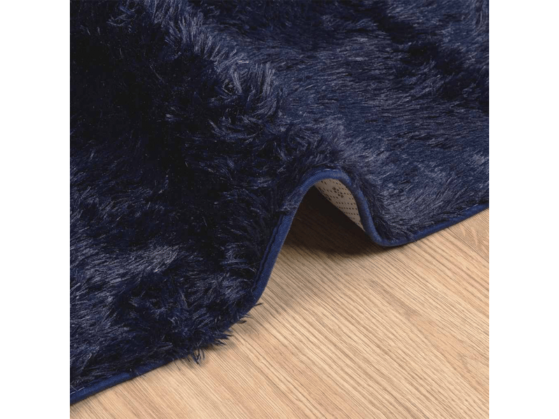  Tapis shaggy à poils longs navarra bleu marine 80x150 cm - comfortxl 4102819 - Conforama E
