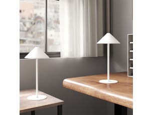 Lot de 2 lampes de table led 15x31,5 cm 3 couleurs de lumière usb a+c à toucher métal blanc