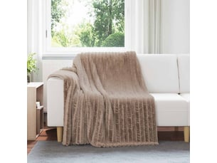 Couverture jetée de canapé 6 pcs camel 200x150 cm 4.75 kg polaire