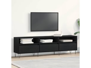 Meuble tv coloris noir 150 cm <strong></strong>  <strong></strong>