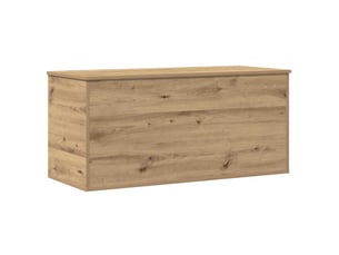 Boîte de rangement, coffre de rangement chêne artisanal 100x42x46 cm
