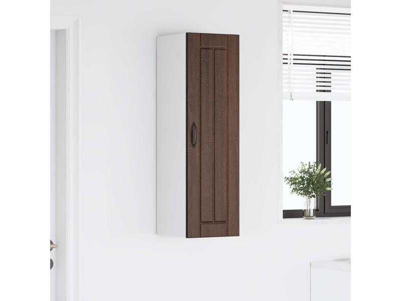 Meuble mural de cuisine, armoire de cuisine chêne brun 30x31x100cm shl7237  - Conforama D