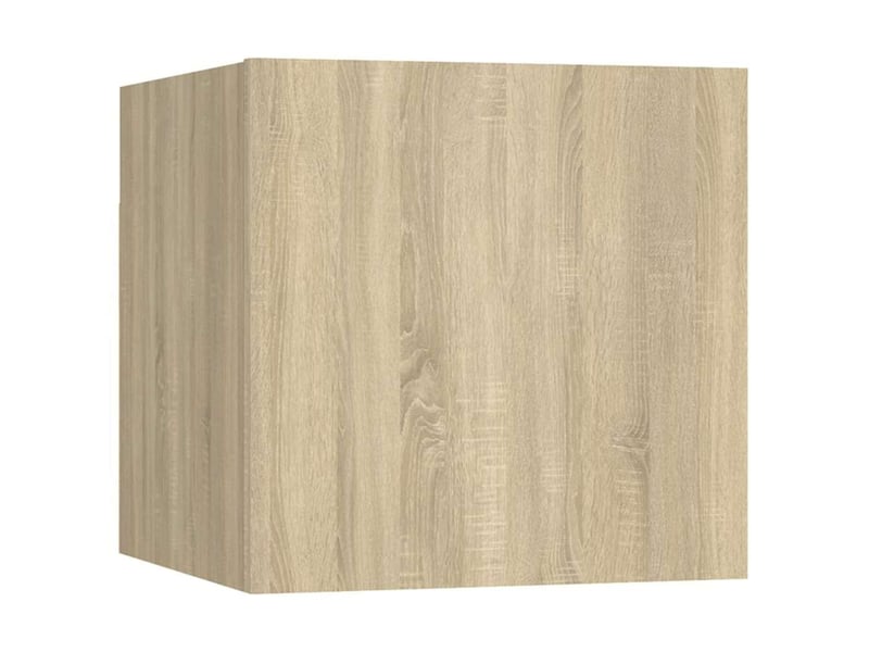  Ensemble de meubles tv 5 pcs chêne sonoma bois d'ingénierie shl33203  - Conforama E