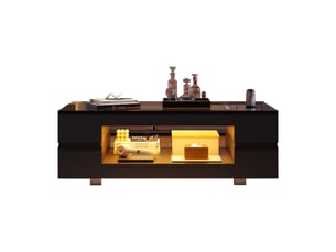 Table basse coloris noir <strong></strong> <strong></strong>