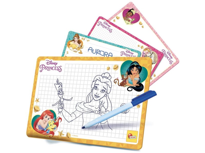  Studio de dessin princesses de poche 4 ardoises effaçables feutres dès 3 ans 92901 - Conforama D