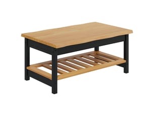 Table basse rectangulaire coloris noir  