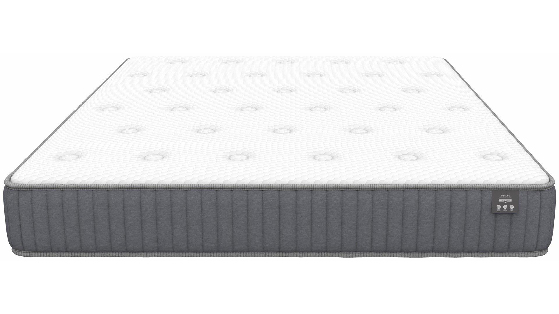 CONFORAMA Matelas Ressorts ensachés + mousse 140x190 cm CHILLING