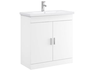 Ensemble de mobilier de salle de bain blanc 81x40x84.5 cm shl5329