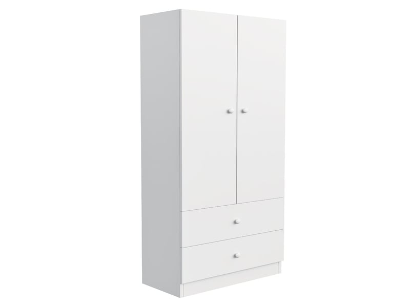  Armoire penderie avec 2 tiroirs 70 x 40 x 170 cm  - Conforama B