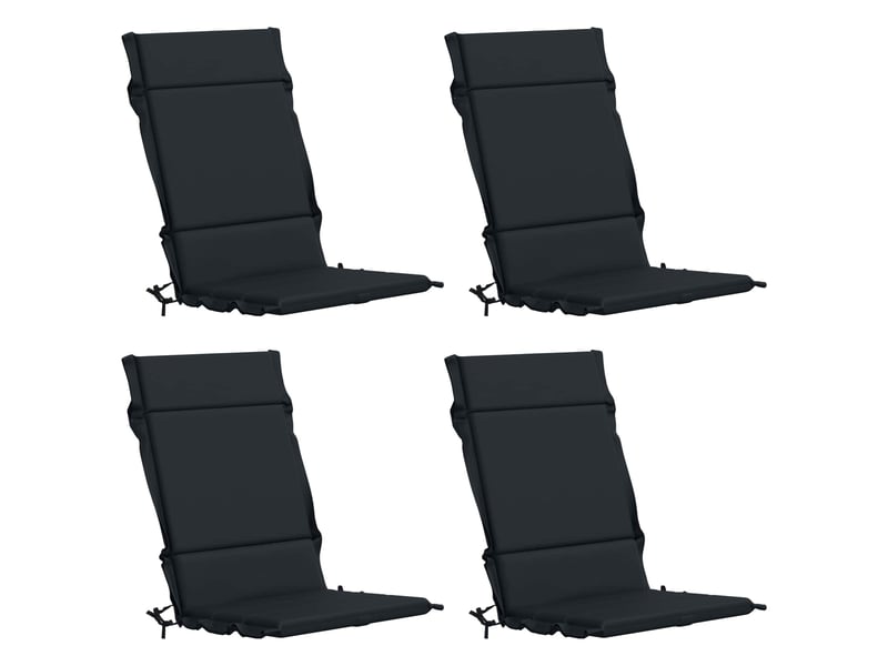  Lot de 4 coussins de chaise à dossier haut  gemert cf59306  - Conforama A