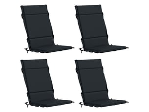 Lot de 4 coussins de chaise à dossier haut  gemert cf59306
