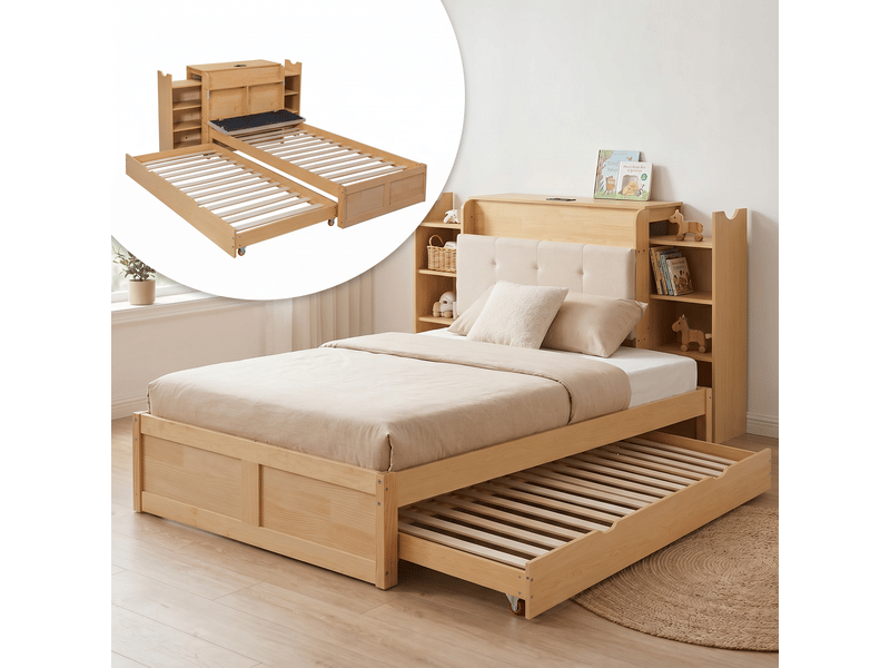  Lit avec rangement intégré – bed with storage 3, accessoire uniquement  - Conforama B