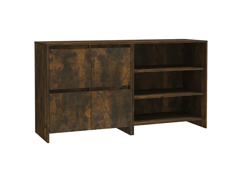  Buffets 2 pcs - bahut - meuble de rangement chêne fumé bois d'ingénierie  - Conforama A