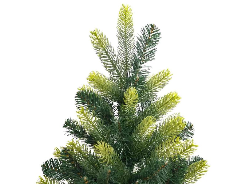  Sapin de noël - arbre de noël artificiel à charnières avec support 210 cm  - Conforama D