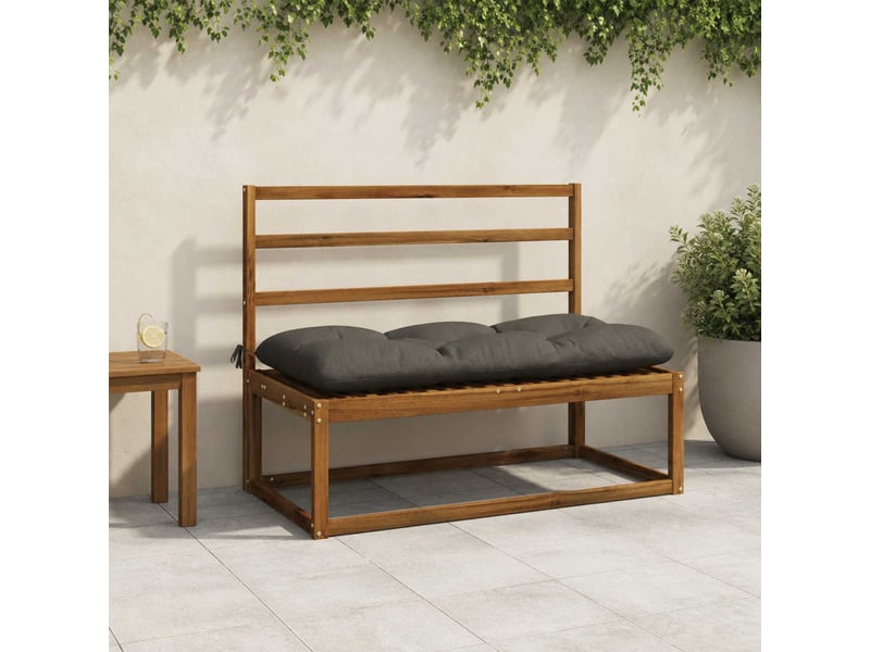  Lot de 2 coussins de banc, coussins d'assise vianen 100 % polyester anthracite cf57628  - Conforama B