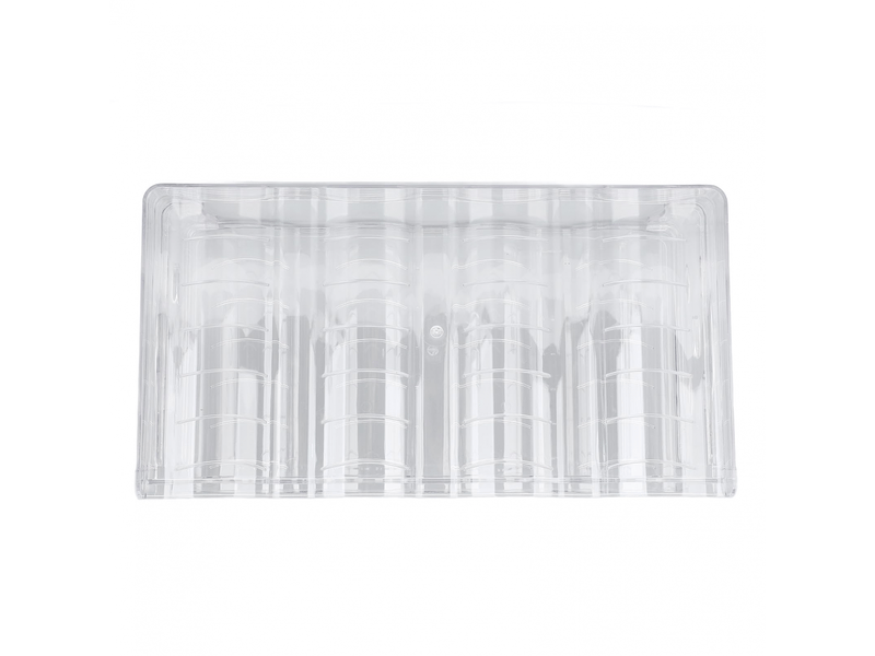 Organiseur de bouteilles d'eau empilable à double couche, support de rangement de bureau en plastique transparent pour armoire de cuisine (4 b - Conforama E