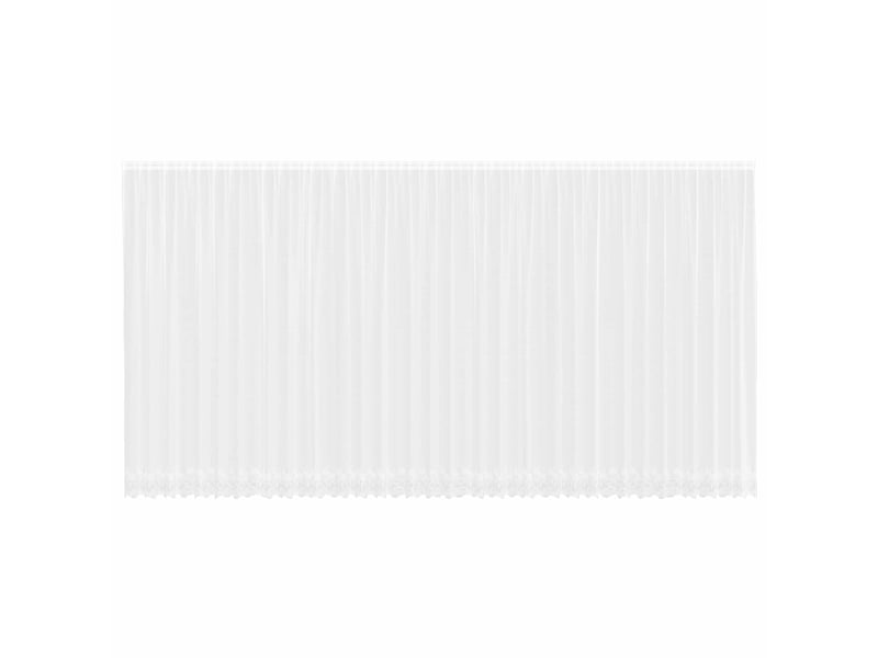  Rideau en dentelle, rideau ajouré, voilage blanc 260 x 900 cm polyester cf43774  - Conforama A