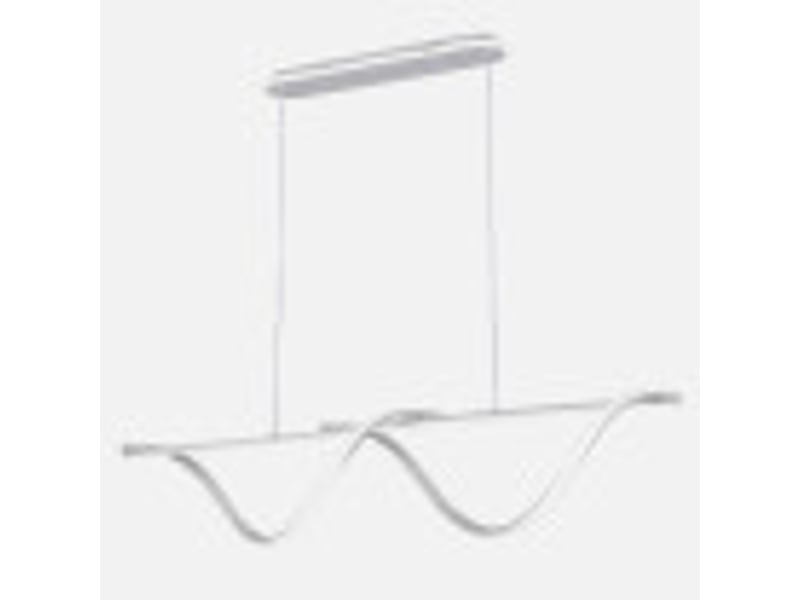  Fabrilamp house, suspension, moderne, led, 125 w, 5694 lm, 3000-4000-6000 k, blanc, 50-110 x 110 x 15 cm 249592001 - Conforama D
