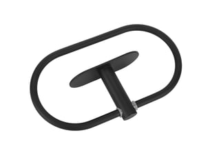Porte serviette murale en acier inoxydable 304, noir, support de rangement salle de bains