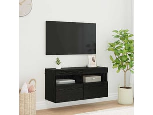 Meuble tv coloris noir 80 cm <strong></strong>  <strong></strong>