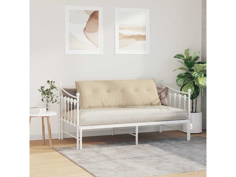  Coussin de dos, coussin de dossier crème 140 x 50 cm tissu en microfibre cf54616  - Conforama D