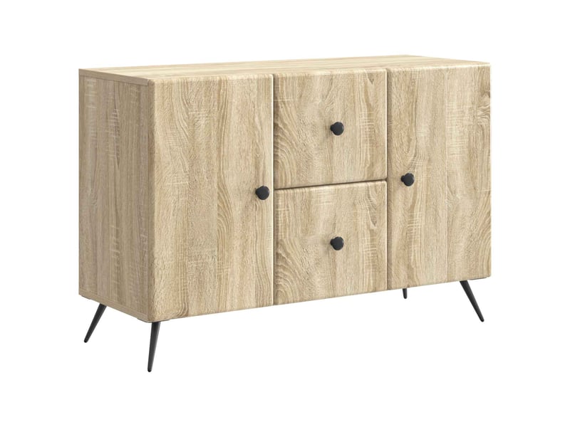 Buffet - bahut - meuble de rangement chêne sonoma 89 x 34,5 x 60 cm bois d'ingénierie - Conforama A
