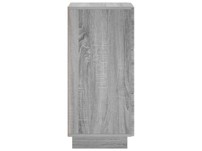 Buffet salon, buffet de rangement sonoma gris 33,5x34,5x75 cm bois d'ingénierie shl63226 - Conforama E