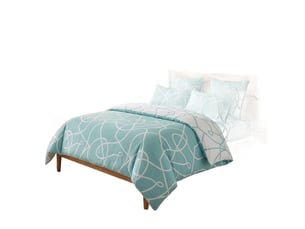 Parure de lit 220x240 cm coton pablo aqua