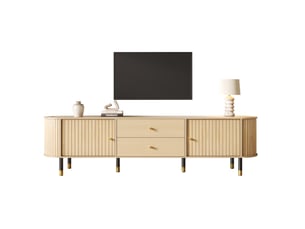 Meuble tv coloris naturel 180 cm   