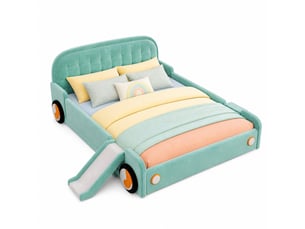 Lit super héros 140x200 cm <strong>OKWISH</strong>  <strong></strong> coloris vert