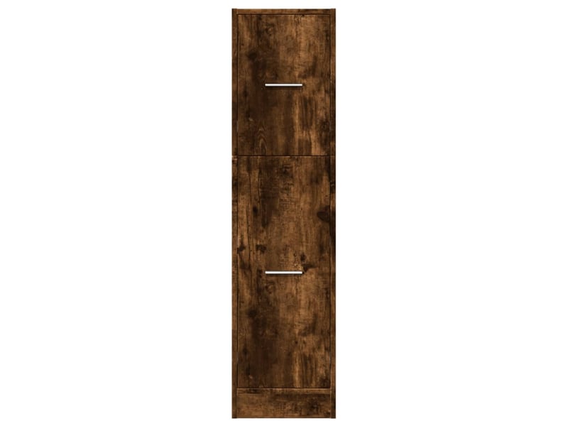  Meuble de rangement, armoire d'apothicaire chêne fumé 30x41x118 cm bois d'ingénierie  - Conforama E