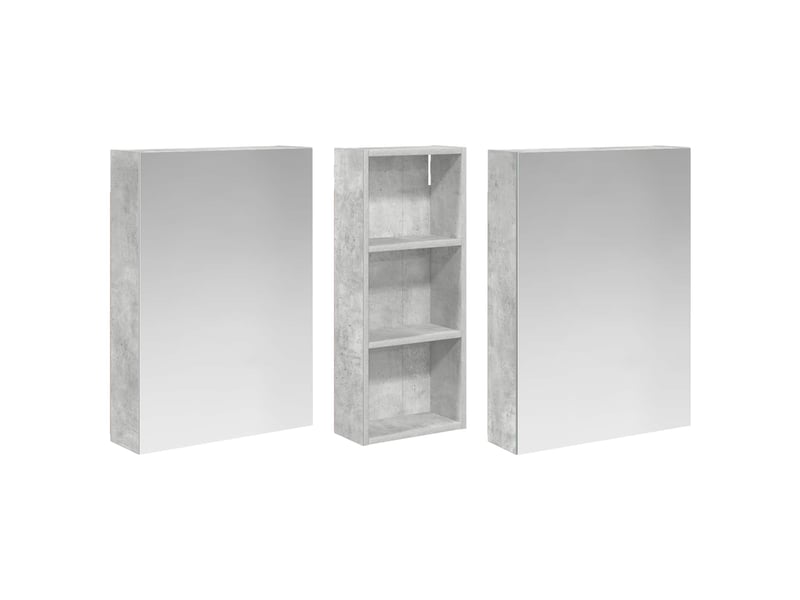  Ensemble de meubles de salle de bain 3 pcs 130x14.5x70 cm shl3218  - Conforama E