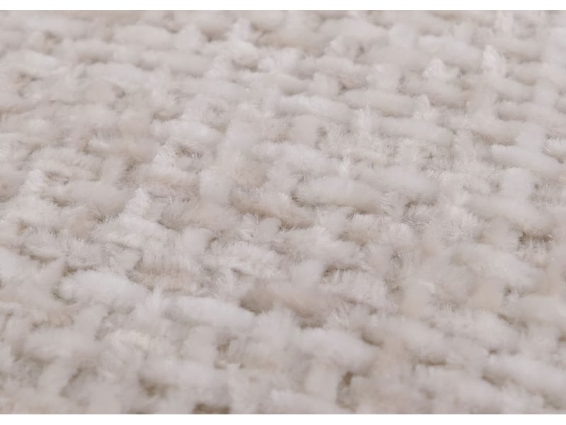  Lot de 6 chaises de salle à manger hwc-g67, pivotantes, avec positionnement automatique, en chenille métallisée (410 gm²) - structure crème, crème  - Conforama D
