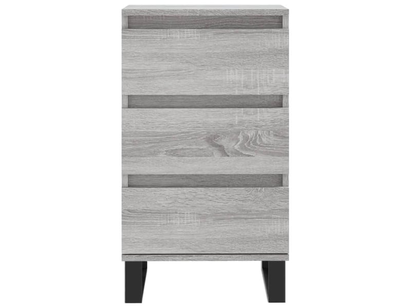  Buffet - bahut - meuble de rangement sonoma gris 40x35x70 cm bois d'ingénierie  - Conforama E