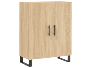 Buffet - bahut - meuble de rangement chêne sonoma 69,5x34x90 cm bois d'ingénierie