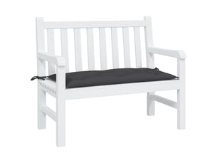 Coussin de banc de jardin, coussin d'assise noir 100x50x7 cm tissu oxford cf52771