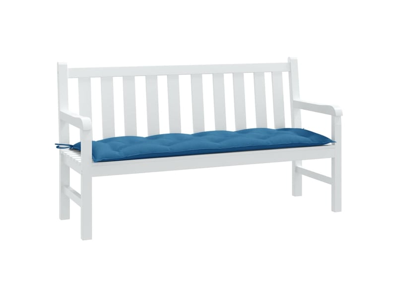  Coussin de banc de jardin, coussin d'assise bleu mélangé 150x50x7 cm tissu cf52694  - Conforama B