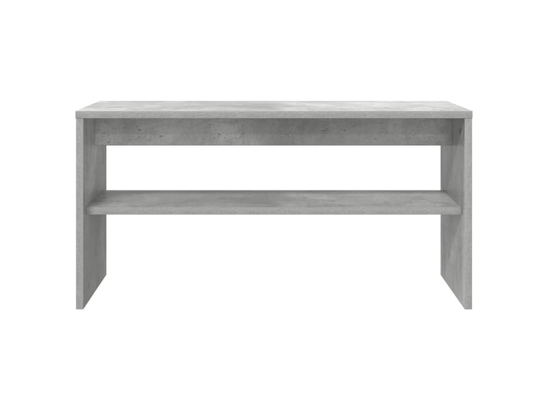  Meuble tv - banc tv - meuble de rangement 80 x 30 x 40 cm gris béton bois d'ingénierie  - Conforama E