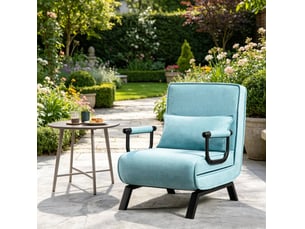 Fauteuil convertible  DESVIAE Tissu bleu
